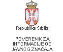 Sajt Poverenika za informacije od javnog značaja